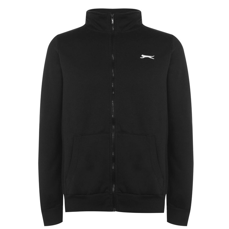 スラセンジャー メンズ アウター ジャケット・ブルゾン ジャケット Slazenger Zipped Jacket Mens Black ブラック|ReVida 店