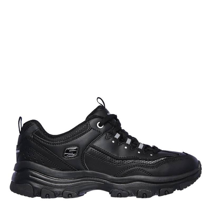 スケッチャーズ レディース シューズ スニーカー Skechers DLite Trainers Ladies Black ブラック