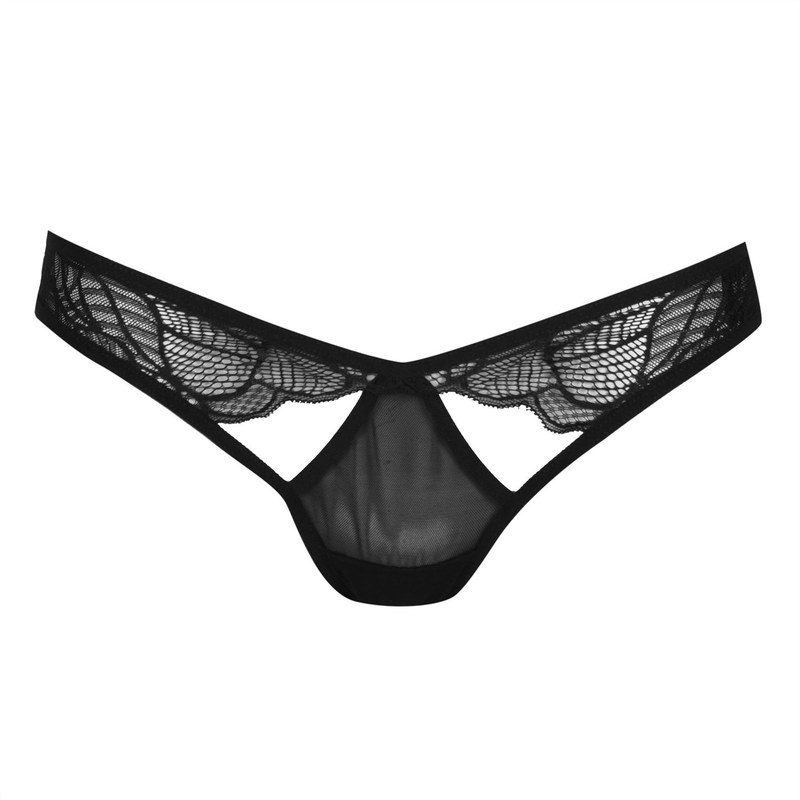 青みベラ レディース アンダー御召しもの ズボン下 Bluebella Emerson Thong Black 黒いこと