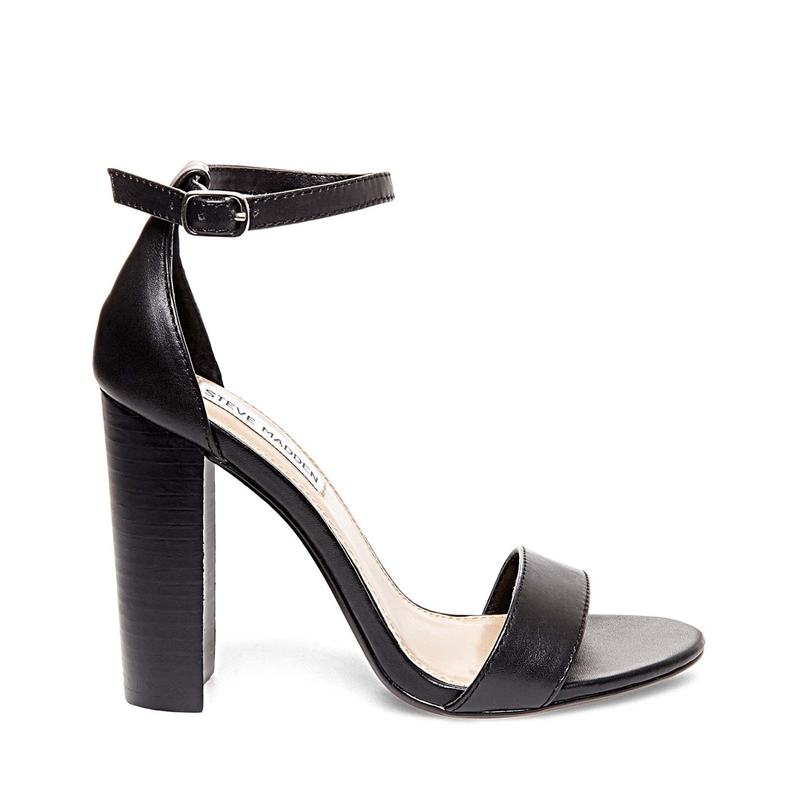 スティーブ マデン レディース シューズ ヒール Steve Madden Carson Heels Womens Black Lthr ブラック