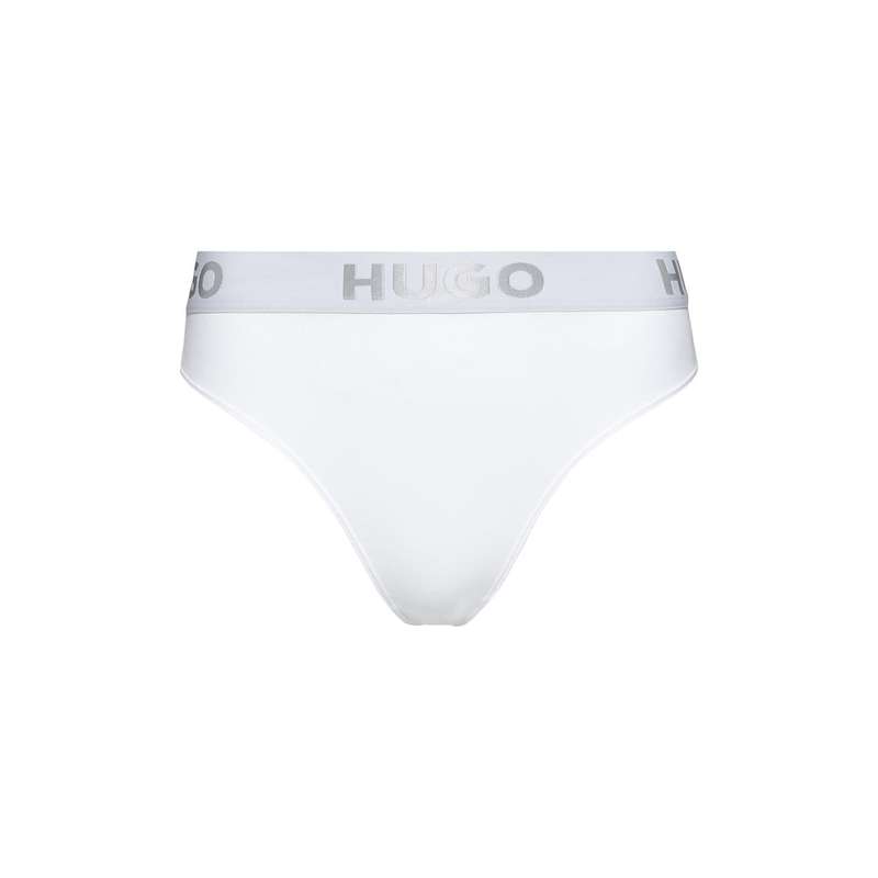 フューゴ レディース アンダー御召しもの ズボン下 綿織物 Hugo Stretch Cotton Thong White 100 白いこと
