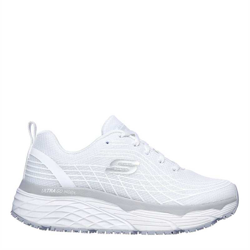 スケッチャーズ レディース シューズ スニーカー Skechers Max Cushioning Elite Trainers White ホワイト