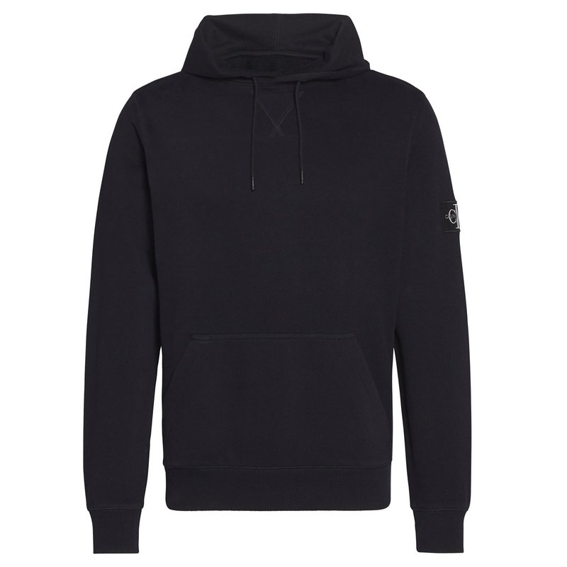 カルバンクライン メンズ アウター ニット・セーター パーカー Calvin Klein Jeans Badge Hoodie Black ブラック