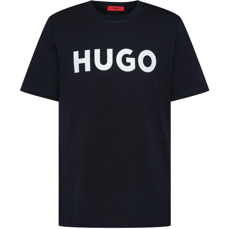 フューゴ メンズ トップス Tシャツ Hugo Dulivio T Shirt Navy/White 405 ホワイト|ReVida 店