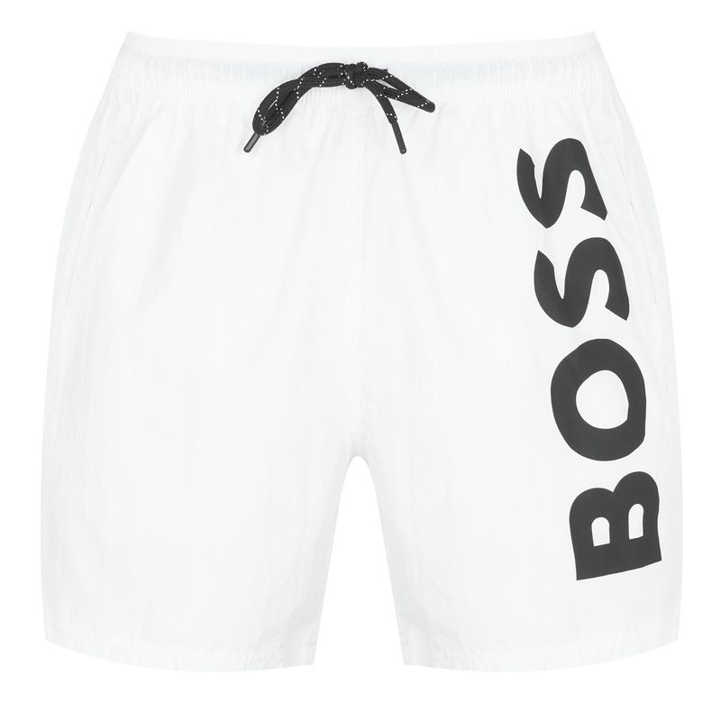 ボス メンズ 水着 ハーフパンツ・ショーツ ショートパンツ Boss Octopus Swim Shorts White 100 ホワイト