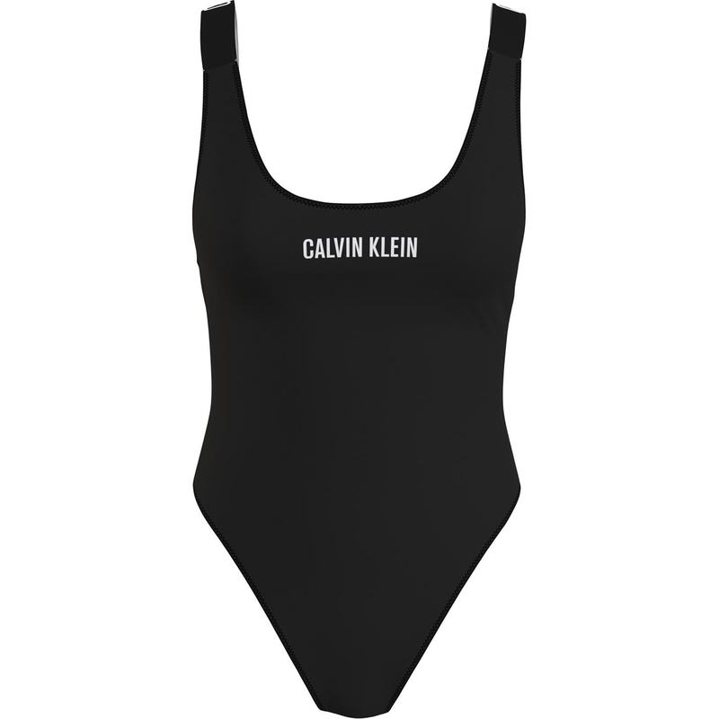 カルバンクライン レディース 水着 上下セット Calvin Klein Scoop Back One Piece Swimsuit Pvh Black ブラック