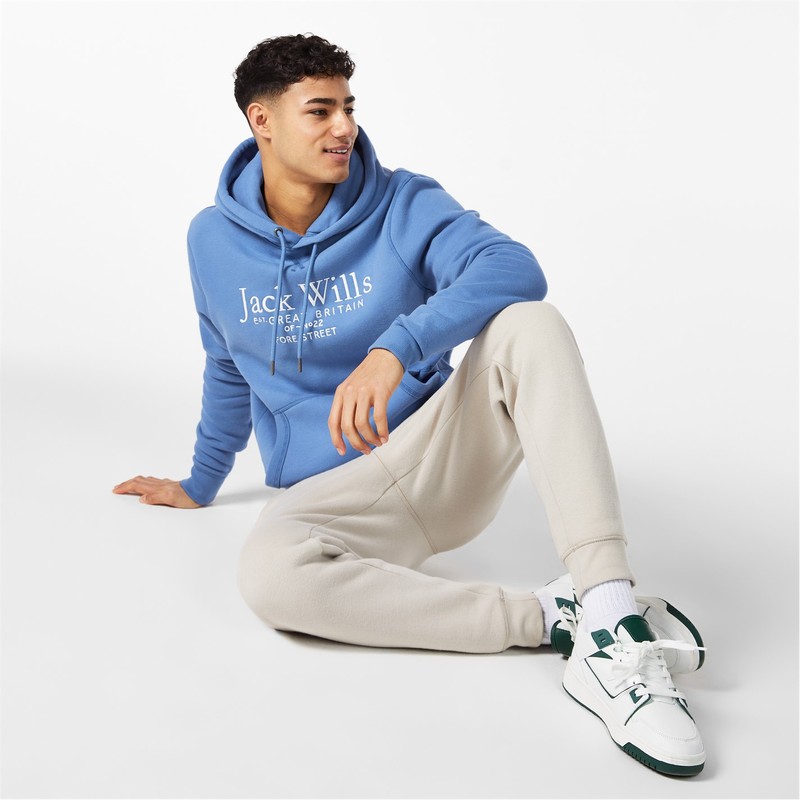 手玉 濾過性病原体 メンズ アウター 編み物・スウェーター ロゴタイプ パーカー グラフィック Jack Wills Batsford Graphic Logo Hoodie Slate スレート トップス-ニット・セーター