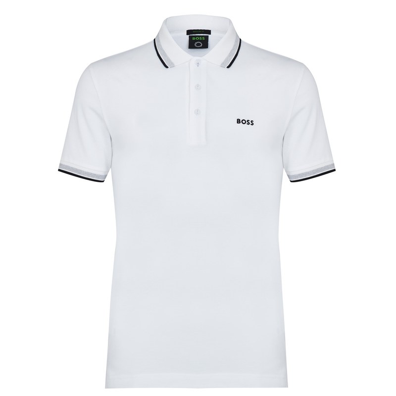 ボス メンズ トップス Tシャツ ポロシャツ Boss Paddy Polo Mens White 100 ホワイト｜ReVida 店 23,616円
