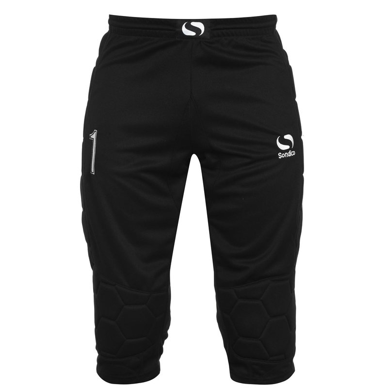 ソンディコ メンズ ボトムス 心地好いズボン下 ズボン下 Sondico Goalkeeper Three Quarter Trousers Mens Black 黒いこと メンズファッション-ズボン・パンツ