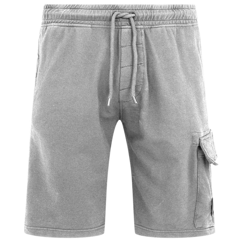 シーピーカンパニー メンズ ボトムス ハーフパンツ・ショーツ ショートパンツ フリース CP COMPANY Lens Fleece Shorts Grey Mel M93 グレー