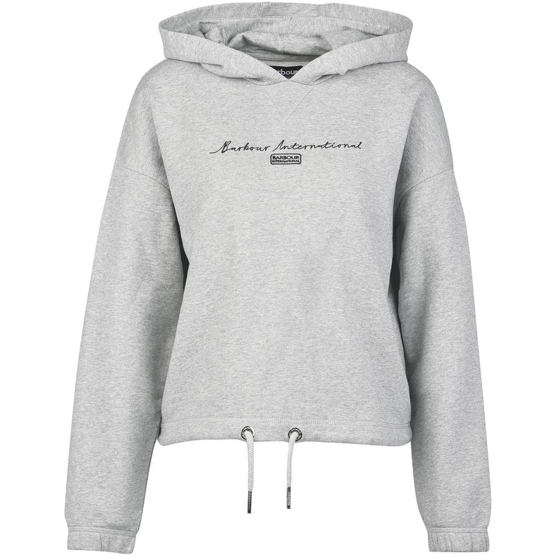 バブアー レディース パーカー・スウェット アウター Alpine Sweatshirt Lt Grey Marl