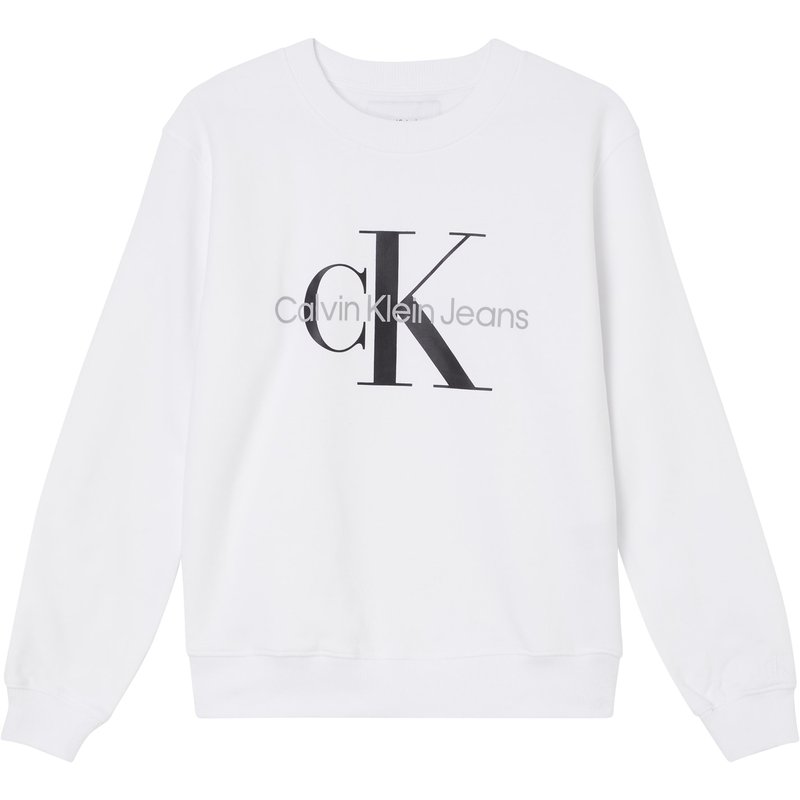 カルバンクライン レディース アウター パーカー・スウェット スウェット シャツ Calvin Klein Jeans Sweatshirt Bright White ホワイト