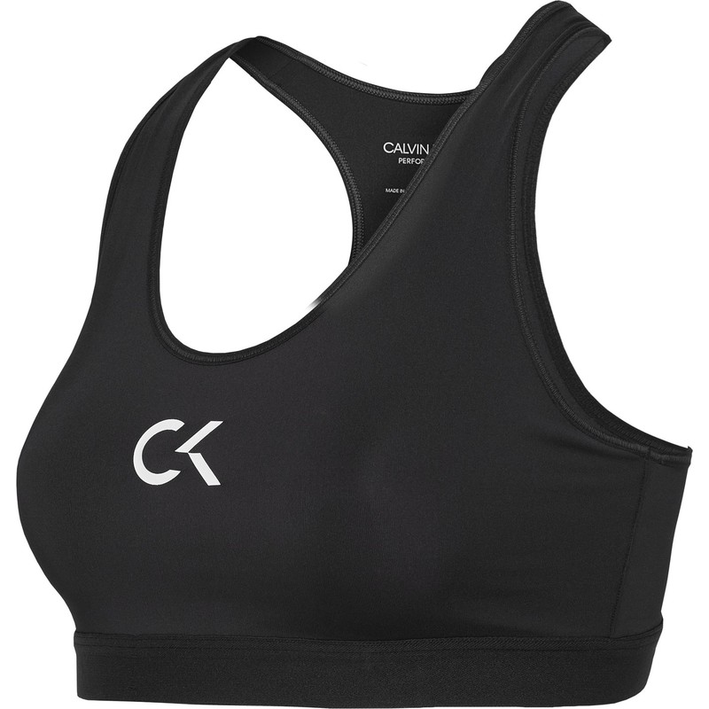 カルバンクライン レディース ブラジャー アンダーウェア RACERBACK SB LOGO Black