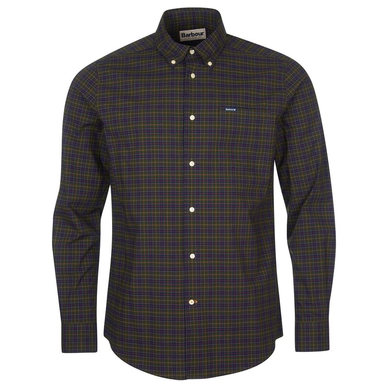 バブアー メンズ トップス シャツ Barbour Lomond Tailored Shirt Classic TN54