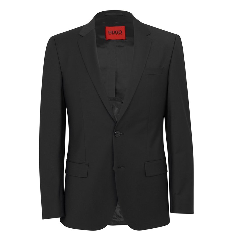 フューゴ メンズ アウター ジャケット・ブルゾン ブレザー Hugo Henry Blazer Black 001 ブラック