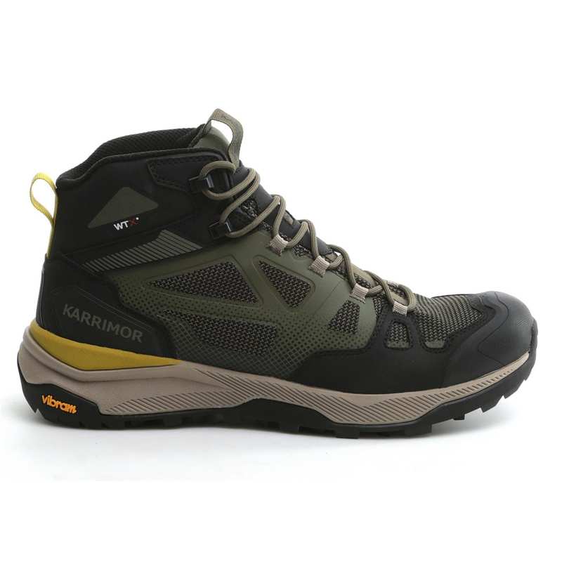 カリマー メンズ シューズ ブーツ・レインブーツ Karrimor Helix Mid Mens Walking Boots Khaki カーキ