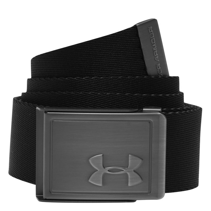 アンダーアーマー メンズ アクセサリー ベルト Under Armour Webbing Belt Mens Black ブラック