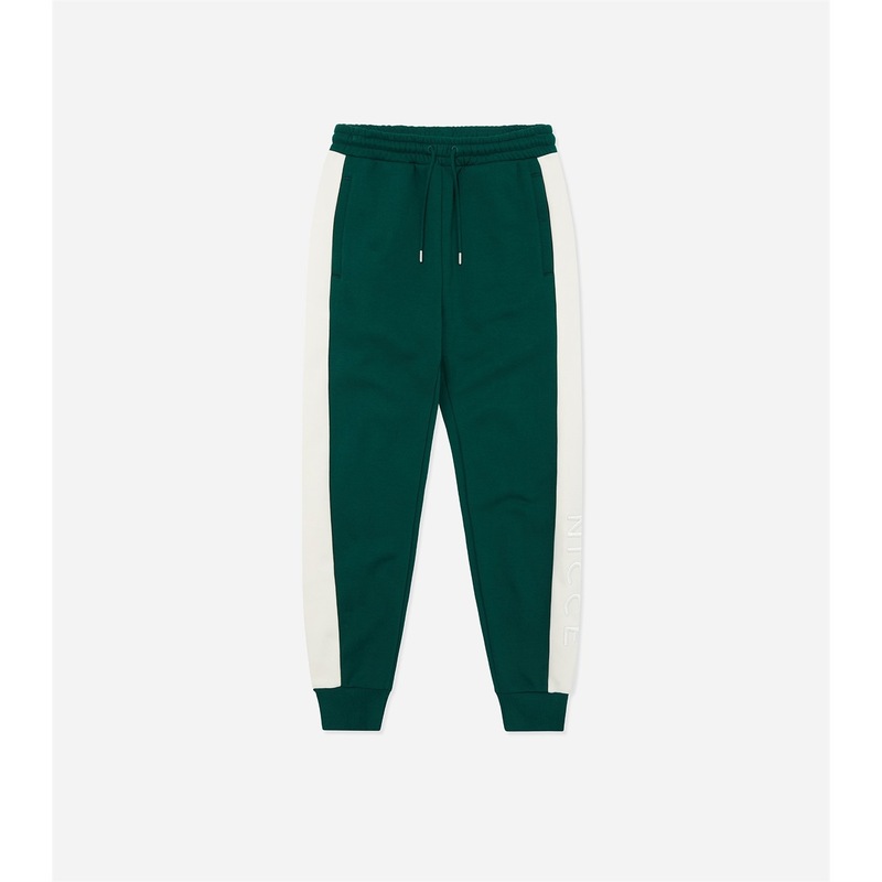 ニッチェ ロンドン メンズ ボトムス カジュアルパンツ Nicce MercStripeJog Sn31 Green/White ホワイト｜ReVida 店