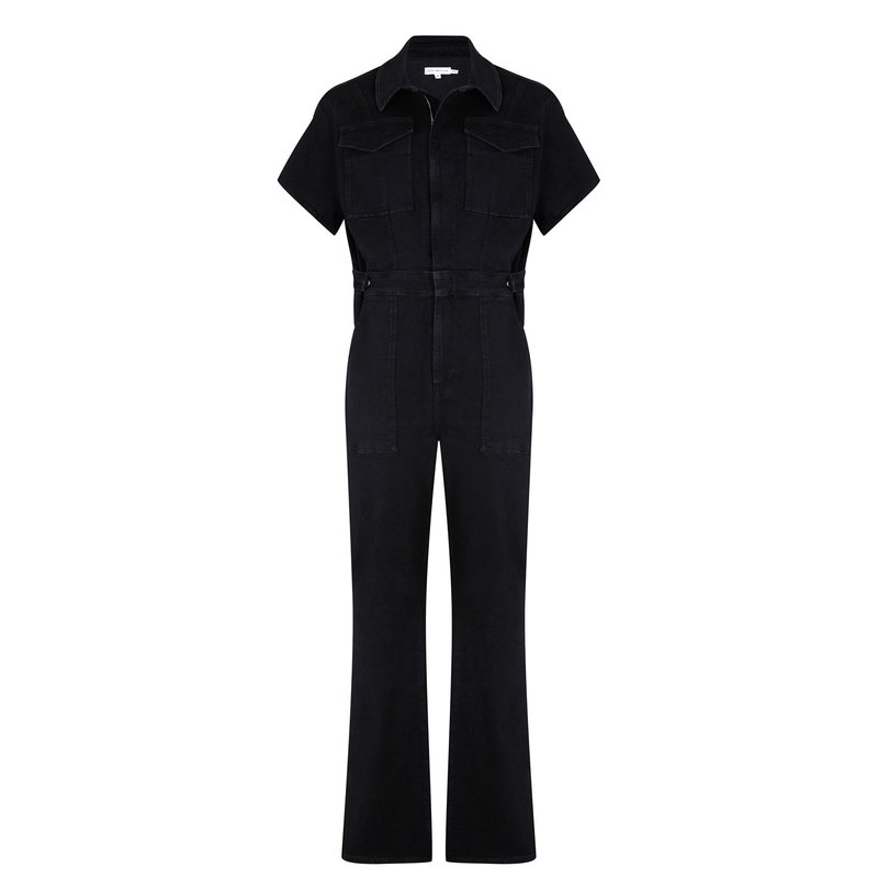 グッドアメリカン レディース トップス ジャンプスーツ ブーツカット ブーツ GOOD AMERICAN Fit For Success Bootcut Jumpsuit Black001