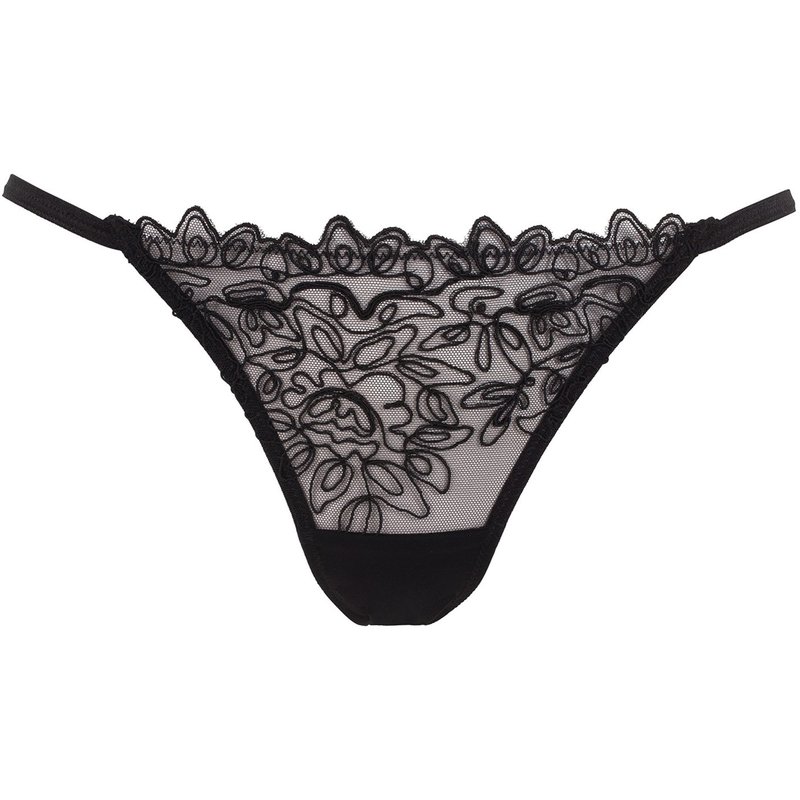 青みベラ レディース アンダー御召しもの ズボン下 BLUEBELLA Audrey Brief Black 黒いこと