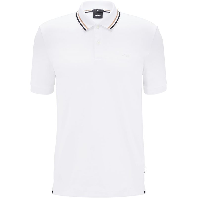 ボス メンズ トップス ポロシャツ Boss HBB Penrose 38 Polo Sn00 White 100 ホワイト