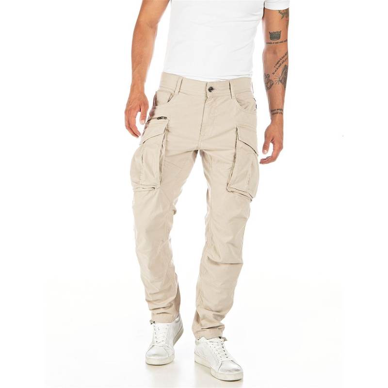 日本製 2ウェイ REPLAY リプレイ カジュアルパンツ ボトムス メンズ Cropped Pants White 通販