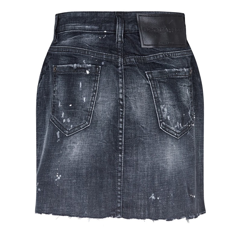 ディースクエアード　レディース　スカート　Skrt　Ld32　Dnm　ボトムス　900　DSQ　Black