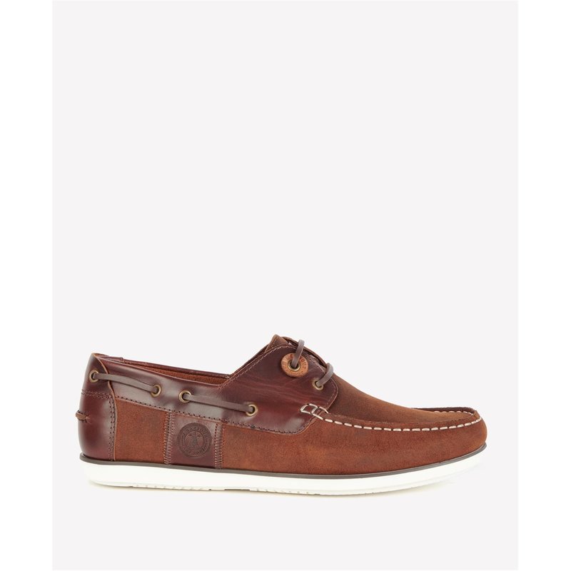 バブアー メンズ シューズ 甲板シューズ Barbour Wake Boat Shoes Beige BE34 ベージュ