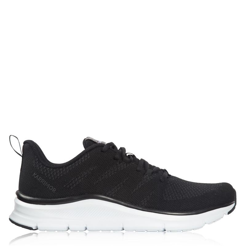 カリマー メンズ シューズ スニーカー Karrimor Duma 6 Mens Running Shoes Black/White ホワイト｜ReVida 店