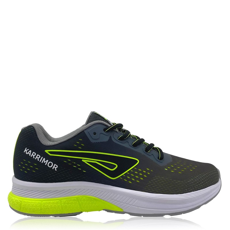 カリマー メンズ シューズ スニーカー Karrimor Tempo 8 Mens Running Shoes Grey/Lime 薄墨色