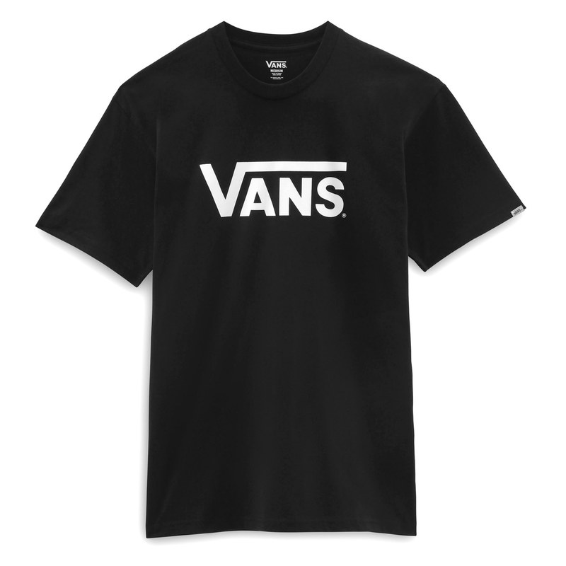バンズ メンズ トップス Tシャツ Vans Classic T-Shirt Mens Black-White ホワイト
