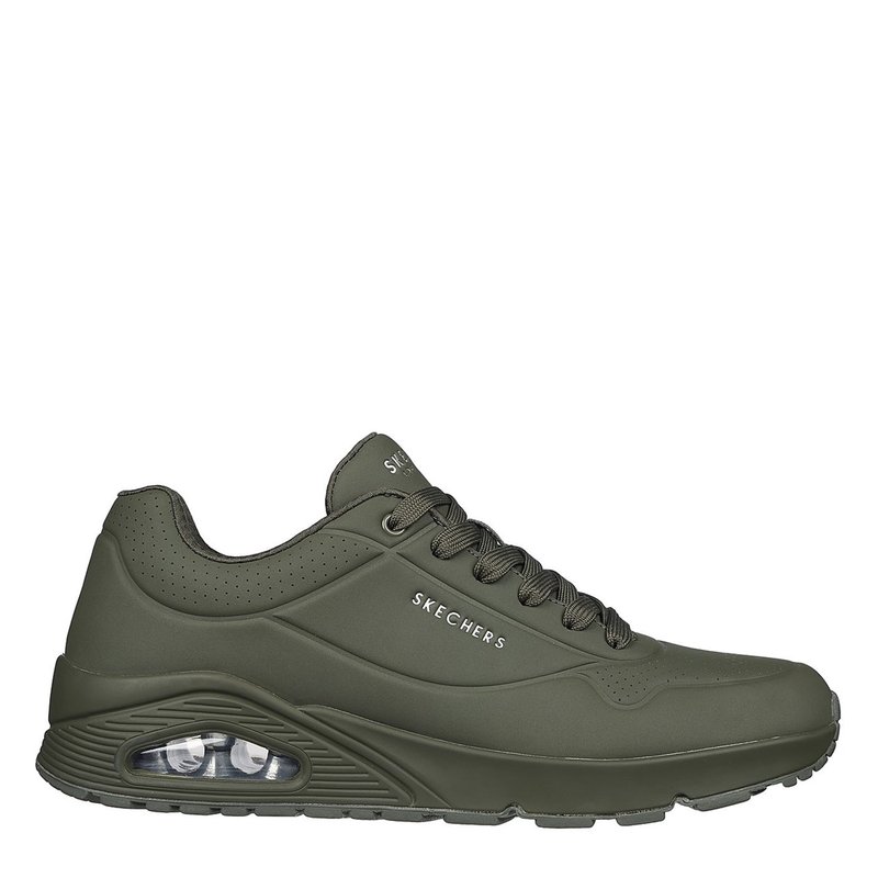 スケッチャーズ メンズ シューズ スニーカー Skechers UNO Stand On Air Men's Trainers Olive オリーブ|ReVida 店