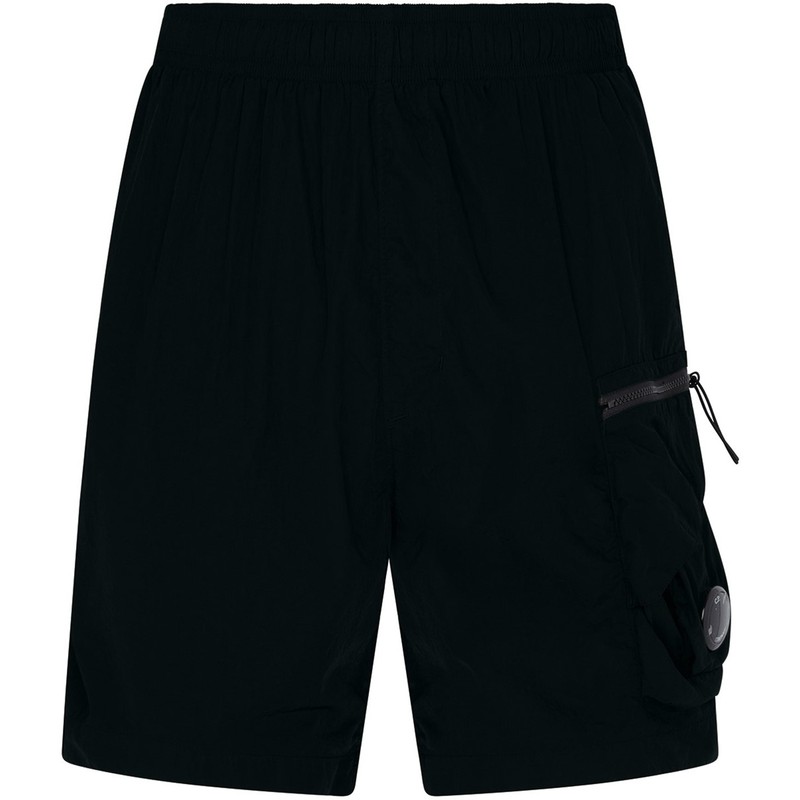 シーピーカンパニー メンズ 水泳着 二分の一ズボン下・さる股引き 遊撃手ズボン下 CP COMPANY Lens Swim Shorts Black 999 黒いこと