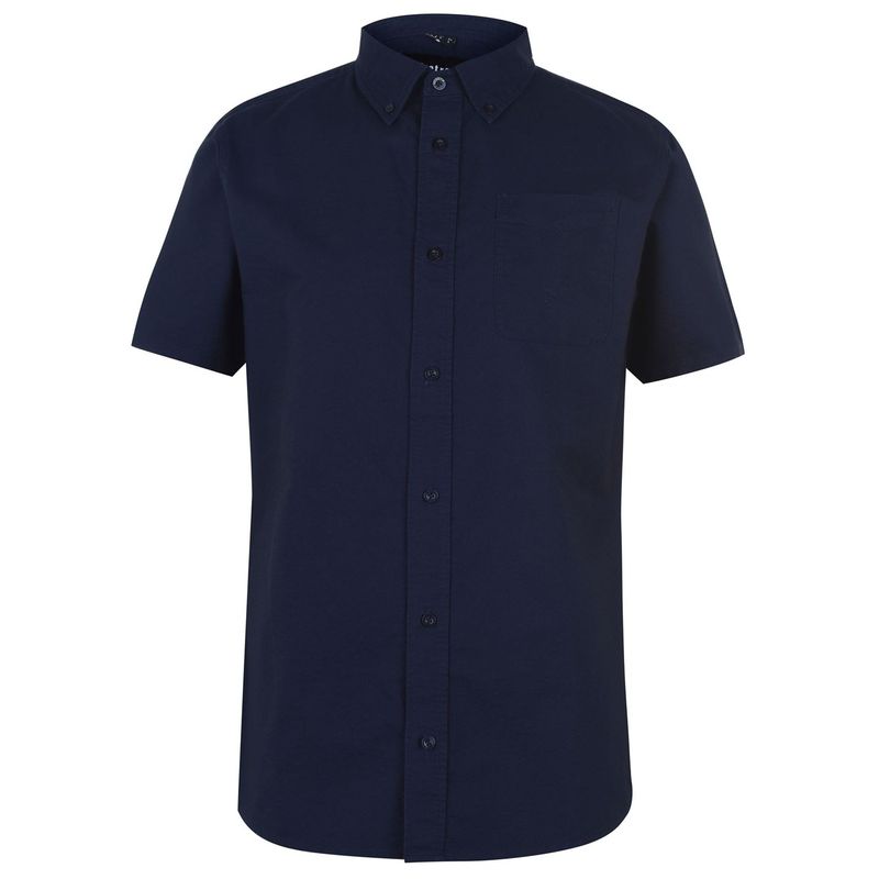 ファイヤートラップ メンズ トップス シャツ オックスフォード Firetrap Short Sleeve Oxford Shirt Mens Navy ネイビー 7,546円