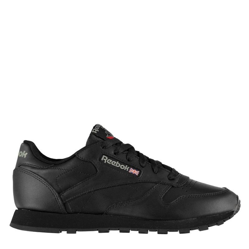 リーボック レディース シューズ スニーカー レザー Reebok Classic Leather Trainers Black ブラック