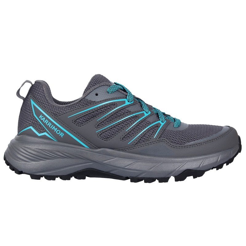 カリマー レディース シューズ スニーカー Karrimor Caracal TR Ld10 Charcoal/Blue チャコール｜ReVida 店