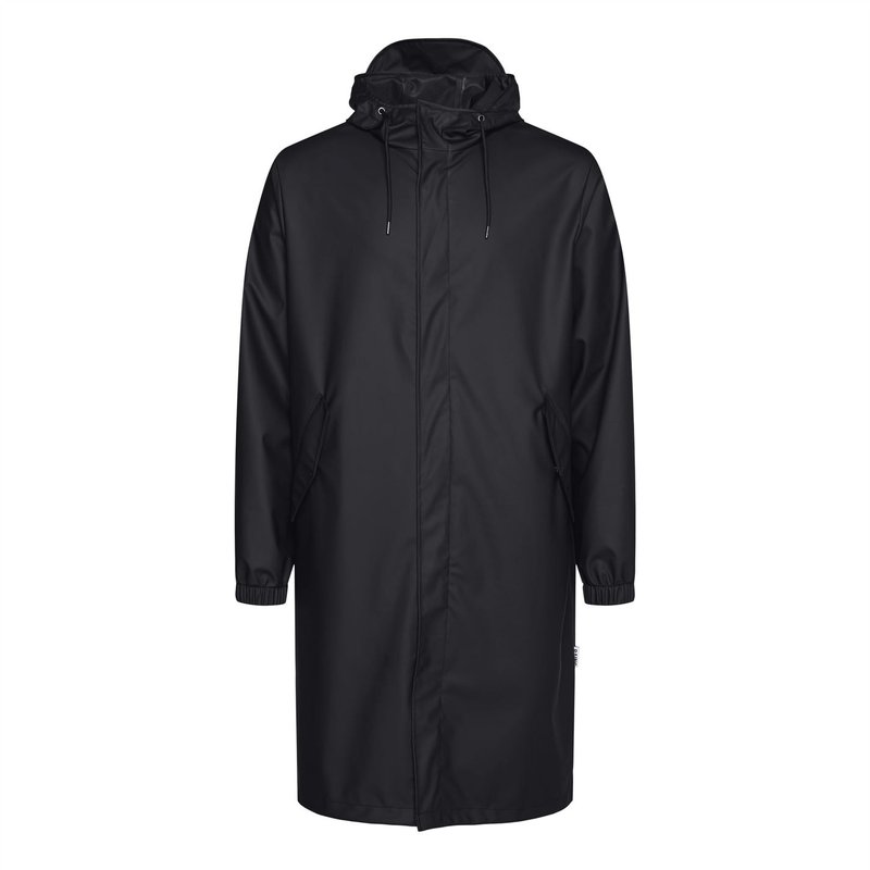 レインズ メンズ アウター ジャケット・ブルゾン パーカー Rains Fishtail Parka Black 01 ブラック|ReVida 店