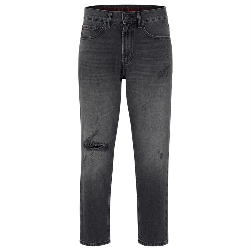 フューゴ メンズ ボトムス デニムパンツ HUGO 340 10249385 02 Medium Grey 035 グレー