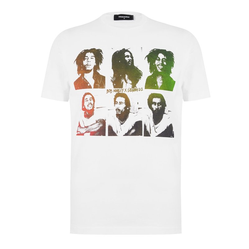 【DSQUARED2】ボブ・マーリー プリントTシャツ DSQUARED2 Bob Marley ボブマーリー Tシャツ - メルカリ