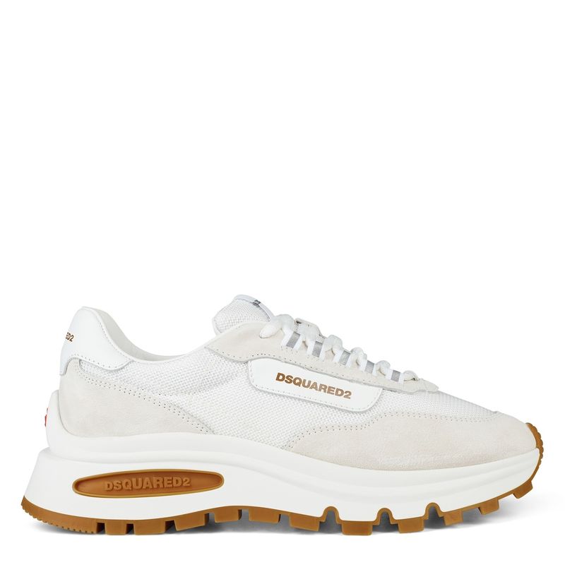 ディースクエアード レディース シューズ スニーカー DSQUARED2 Run Ds2 Trainer White/BeigeM979 ホワイト