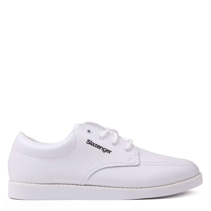 スラセンジャー メンズ シューズ スニーカー Slazenger Mens Bowls Shoes White ホワイト