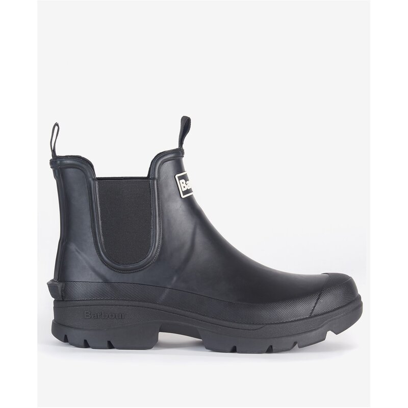 バブアー メンズ シューズ ブーツ・レインブーツ チェルシー Barbour B. Li Nimbus Chelsea Wellies Black BK31 ブラック