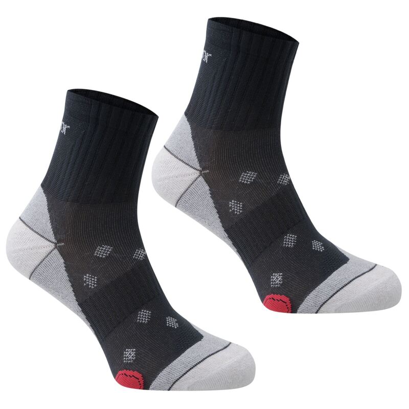 カリマー レディース アンダーウェア 靴下 Karrimor 2 pack Running Socks Ladies Mid Grey グレー