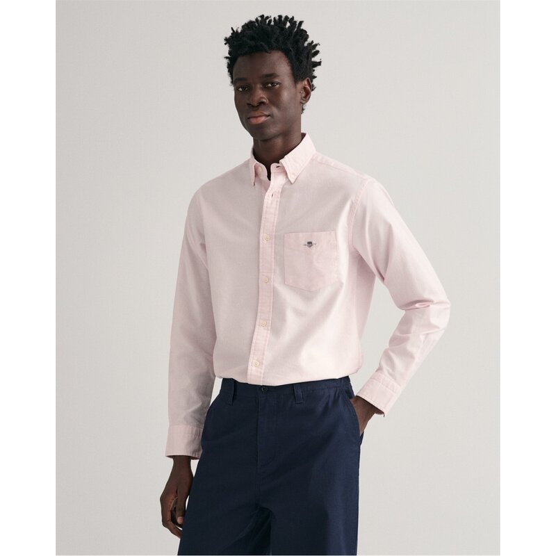 ガント メンズ トップス シャツ オックスフォード Gant REG OXFORD SHIRT LIGHT PINK S Pale Pink 662 ピンク