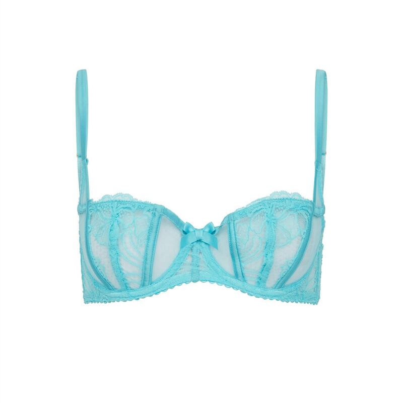 エージェントプロヴォケイター レディース アンダー御召しもの ブラ Agent Provocateur ROZLYN Balconette Bra Turquoise 青緑色