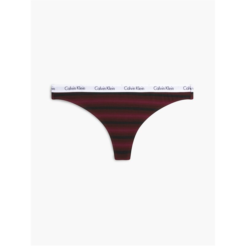 カルバンクライン レディース アンダー御召しもの ズボン下 Calvin Klein Carousel Thong Tawny Port