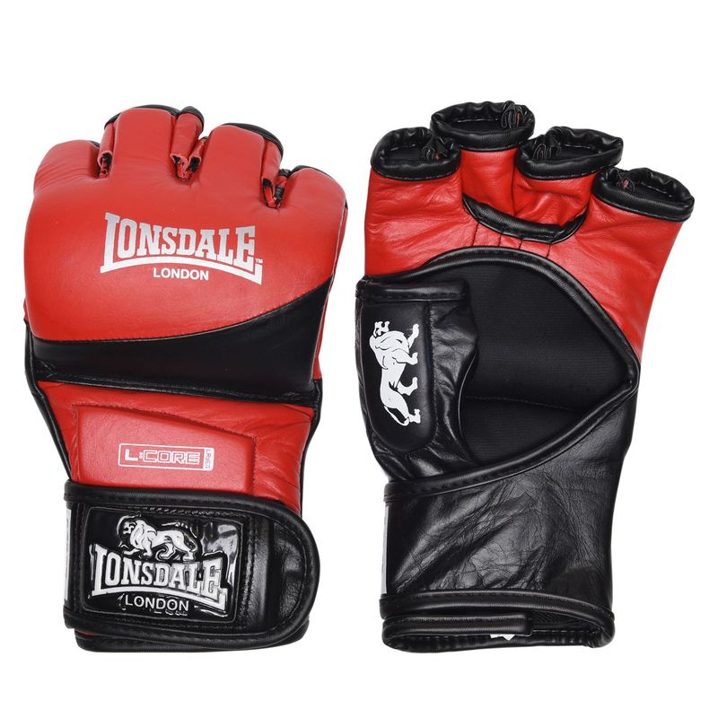 ロンズデール レディース 手袋 アクセサリー MMA Fight Gloves Red