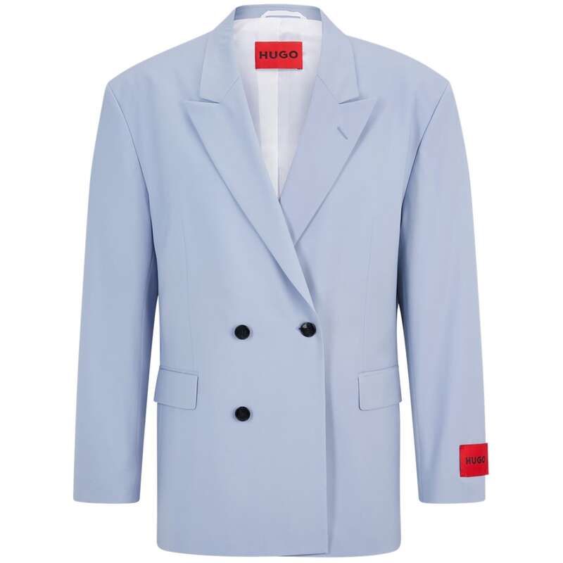 フューゴ メンズ アウター ジャケット・ブルゾン Hugo Urban DBSuitJkt Sn33 Pastel Blue ブルー 27,820円