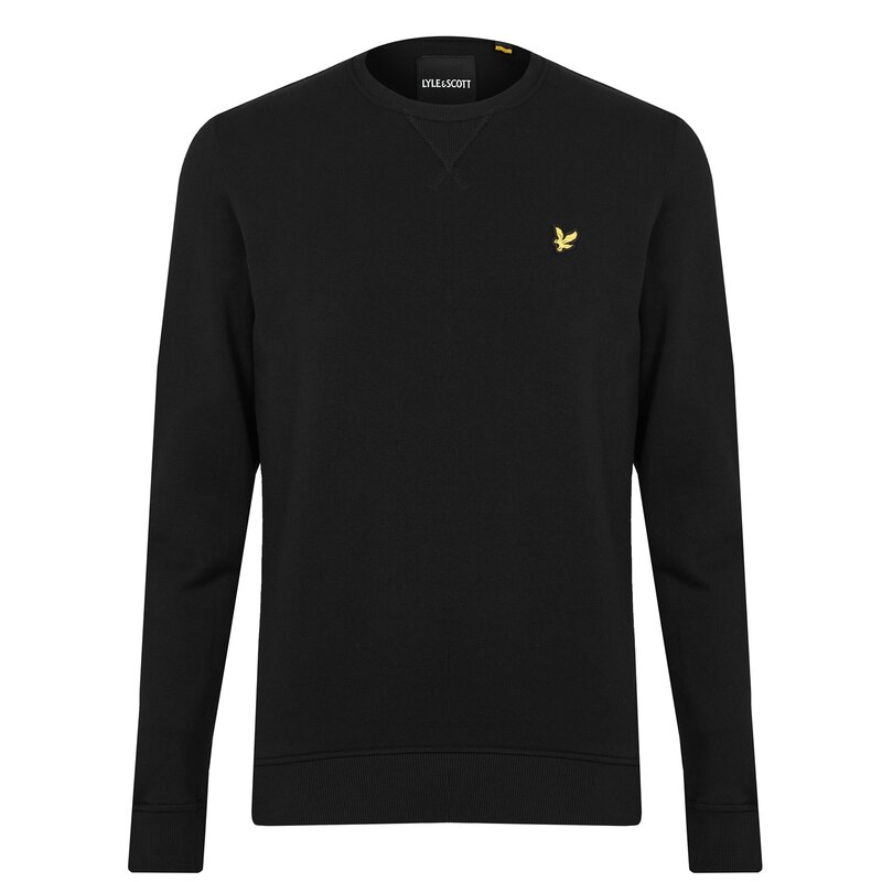ライルアンドスコット メンズ アウター パーカー・スウェット スウェット シャツ Lyle and Scott Crew Sweatshirt Jet Black Z865 ブラック
