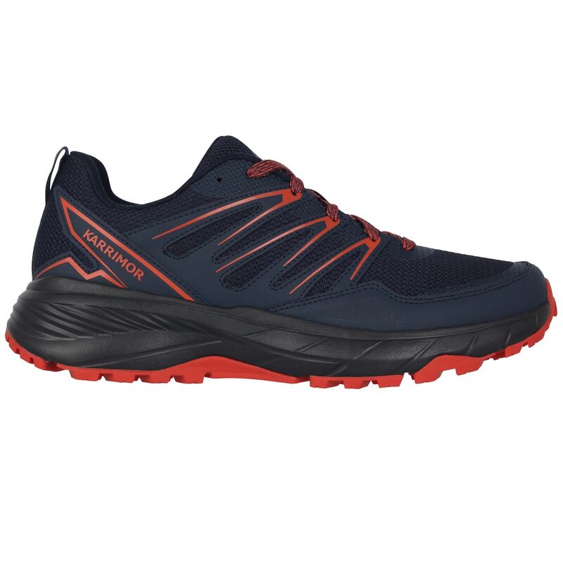 カリマー メンズ シューズ スニーカー Karrimor Caracal Mens Trail Running Shoes Navy/Orange 米国海軍 靴-メンズ靴-スニーカー